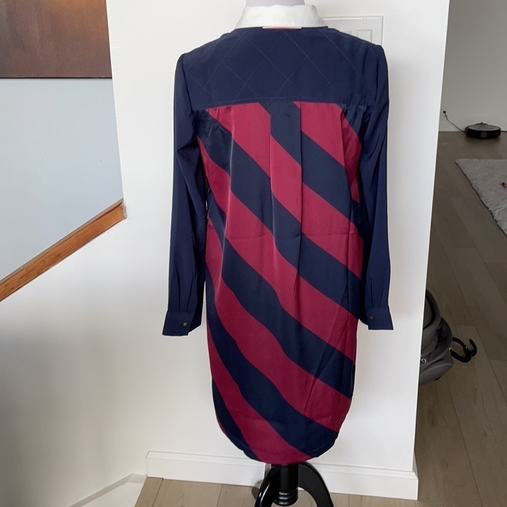 Tommy Hilfiger striped dress equestrian preppy patriotic - Picture 5 of 7